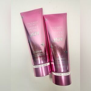 Victoria’s Secret Velvet Petals Joy Shimmer Lotion 8 oz Set of 2